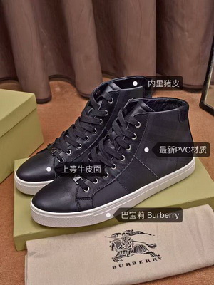 Burberry High-Top Fashion Men Shoes--033